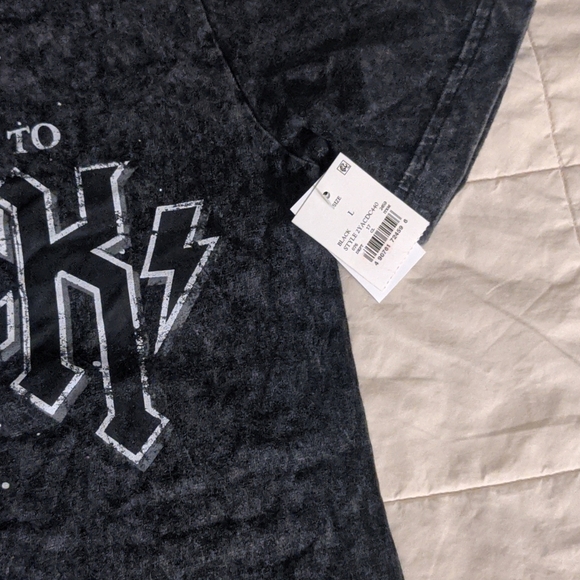 AC/DC tie dye top - Picture 3 of 3